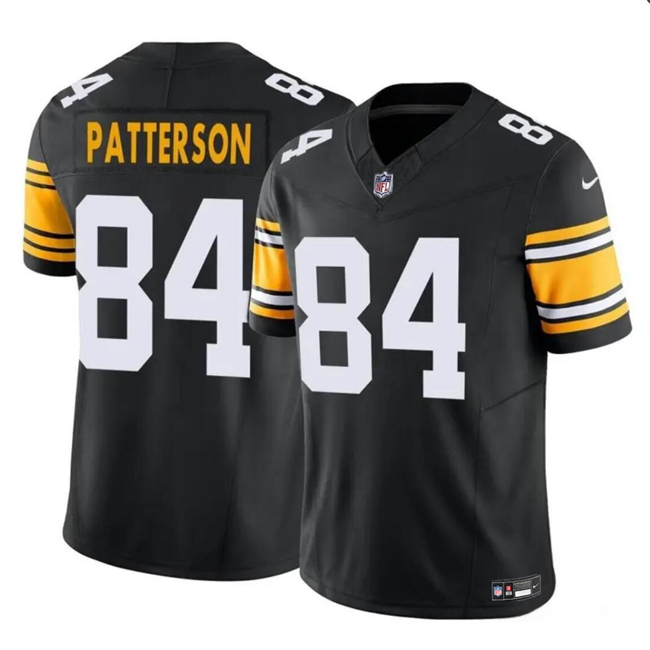 Men's Pittsburgh Steelers #84 Cordarrelle Patterson Black 2024 F.U.S.E. Alternate Vapor Untouchable Limited Football Stitched Jersey