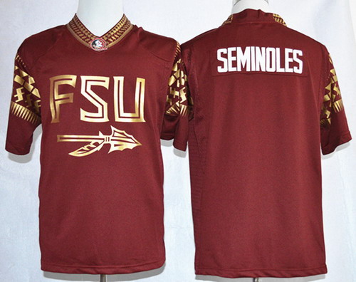 Florida State Seminoles Blank Seminoles Team Pride Fashion Red Jersey