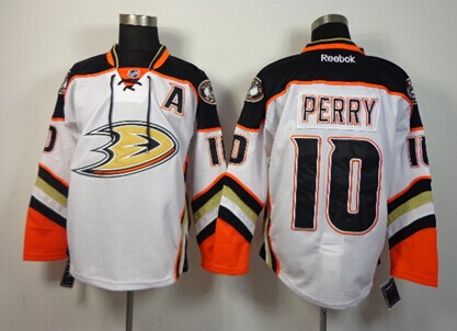 Anaheim Ducks #10 Corey Perry 2014 White Jersey
