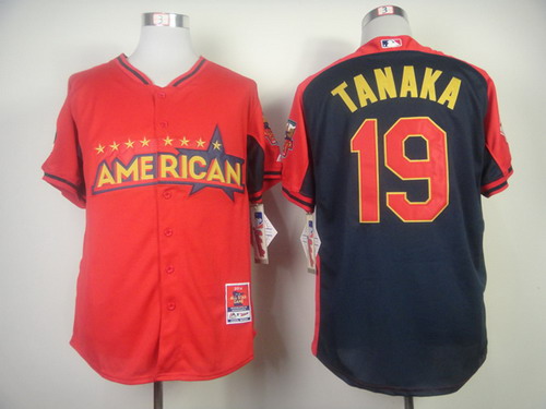 New York Yankees #19 Masahiro Tanaka 2014 All-Star Red Jersey