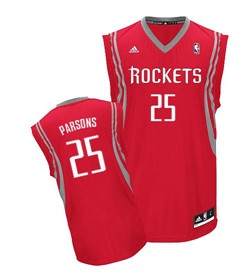 Houston Rockets #25 Chandler Parsons Red Swingman Jersey 