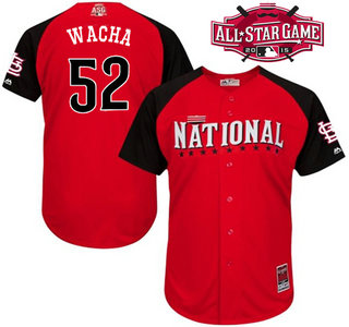 National League St. Louis Cardinals #52 Michael Wacha 2015 MLB All-Star Red Jersey