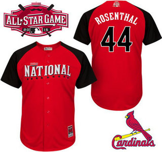 National League St. Louis Cardinals #44 Trevor Rosenthal 2015 MLB All-Star Red Jersey