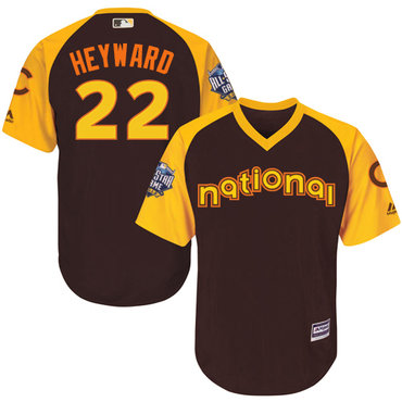 Jason Heyward Brown 2016 MLB All-Star Jersey - Men's National League Chicago Cubs #22 Cool Base Game Collection