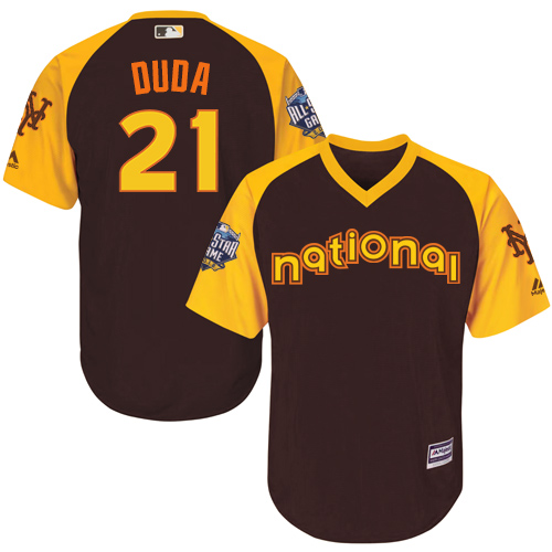 Lucas Duda Brown 2016 MLB All-Star Jersey - Men's National League New York Mets #21 Cool Base Game Collection