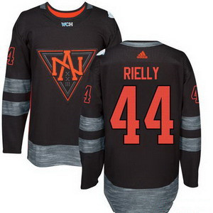 Men's North America Hockey #44 Morgan Rielly Black 2016 World Cup of Hockey Stitched adidas WCH Game Jersey