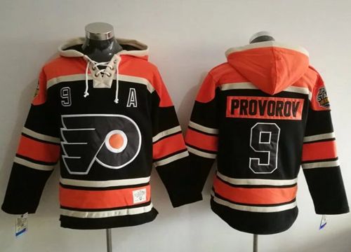ايباي Flyers #9 Ivan Provorov Black Sawyer Hooded Sweatshirt Stitched ... ايباي