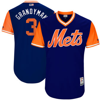 Men's New York Mets Curtis Granderson Grandyman Majestic Royal 2017 Players Weekend Authentic Jersey