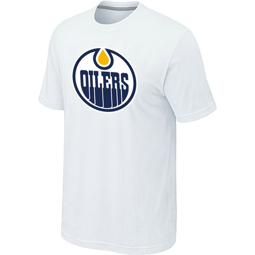 NHL Edmonton Oilers Big & Tall Logo White T-Shirt
