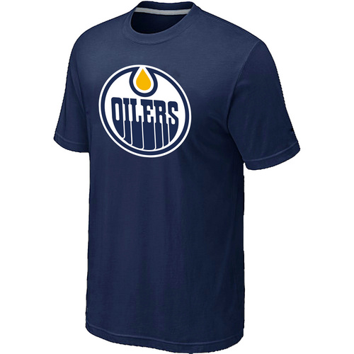 NHL Edmonton Oilers Big & Tall Logo D.Blue T-Shirt