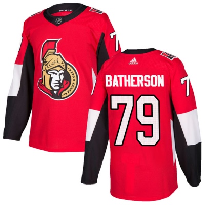 Men's Ottawa Senators #79 Drake Batherson  Adidas Home Authentic Red Jersey