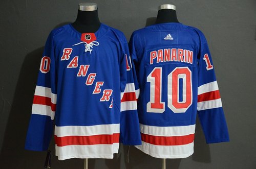 Men's New York Rangers 10 Artemi Panarin Blue Adidas Jersey
