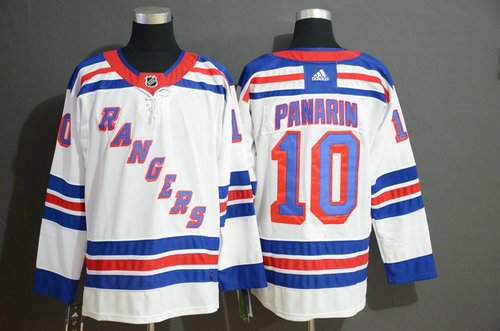 Men's New York Rangers 10 Artemi Panarin White Adidas Jersey
