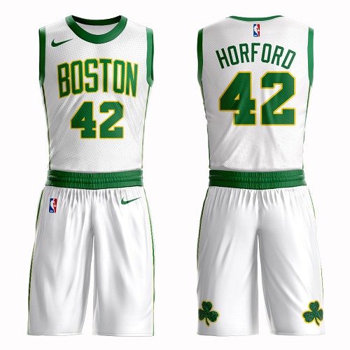 Boston Celtics #42 Al Horford White Nike NBA Men's City Authentic Edition Suit Jersey