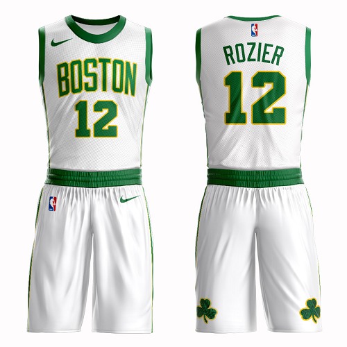 Boston Celtics #12 Terry Rozier White Nike NBA Men's City Authentic Edition Suit Jersey