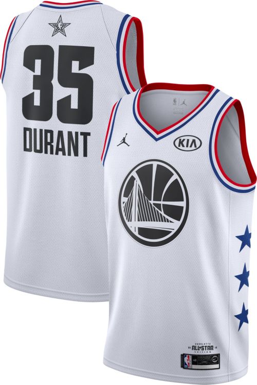 Jordan Men's 2019 NBA All-Star Game #35 Kevin Durant White Dri-FIT Swingman Jersey