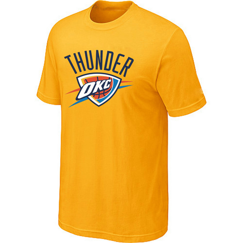 مرسيدس ٢٠٠٣ Oklahoma City Thunder Big & Tall Primary Logo Yellow NBA T-Shirt زبدة الشيا الافريقية