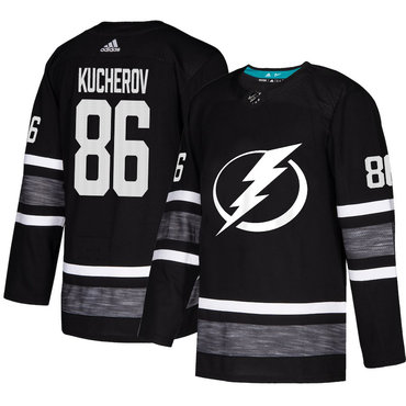Lightning #86 Nikita Kucherov Black Authentic 2019 All-Star Stitched Hockey Jersey