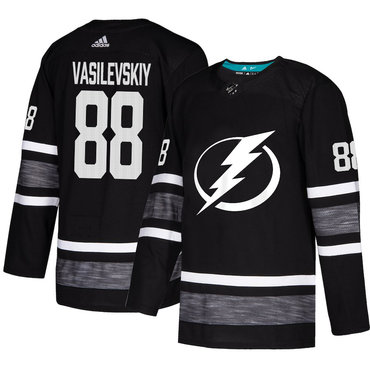 Lightning #88 Andrei Vasilevskiy Black Authentic 2019 All-Star Stitched Hockey Jersey