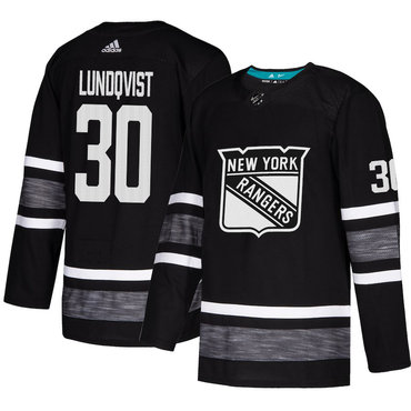 Rangers #30 Henrik Lundqvist Black Authentic 2019 All-Star Stitched Hockey Jersey