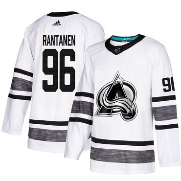 Avalanche #96 Mikko Rantanen White Authentic 2019 All-Star Stitched Hockey Jersey
