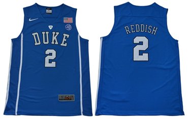Blue Devils #2 Cameron Reddish Blue Basketball Elite Stitched College Jersey