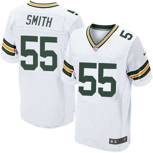 Nike Green Bay Packers #55 Za'Darius Smith White Men's Stitched NFL Elite Jersey
