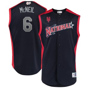 MLB National League 6 Jeff McNeil Navy 2019 All-Star Game Men Jersey