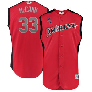 MLB American League 33 James McCann Red 2019 All-Star Game Men Jersey