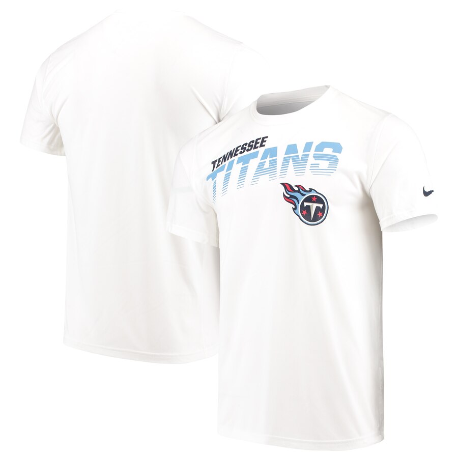 Tennessee Titans Nike Sideline Line of Scrimmage Legend Performance T Shirt White