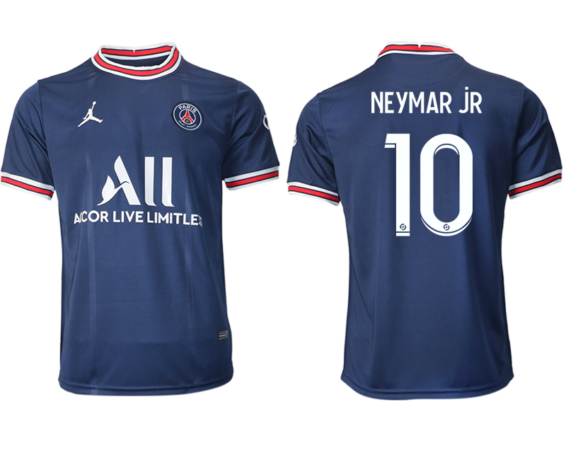2021-22 Paris Saint-Germain home aaa version 10# NEYMAR JR soccer jerseys