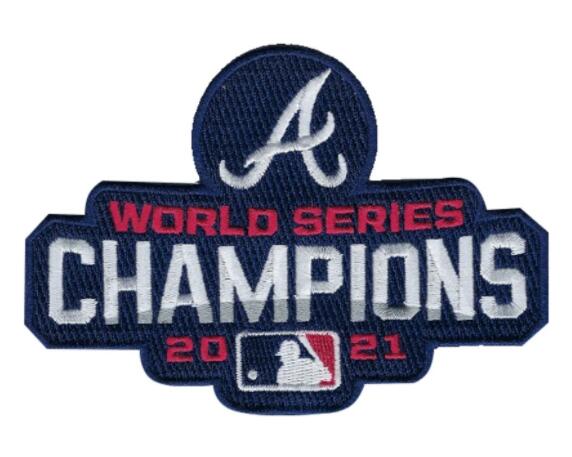 2021 MLB World Series Champions Atlanta Braves Jersey Patch