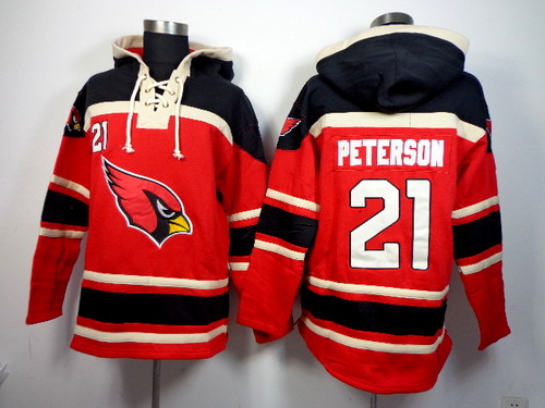 Arizona Cardinals #21 Patrick Peterson 2014 Red Hoodie