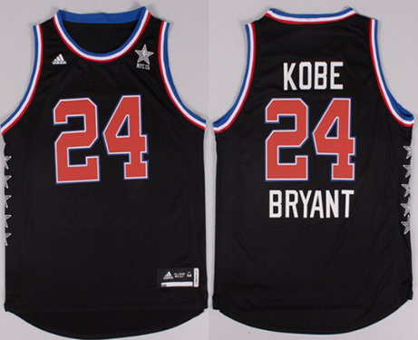 2015 NBA Western All-Stars #24 Kobe Bryant Revolution 30 Swingman Black Jersey