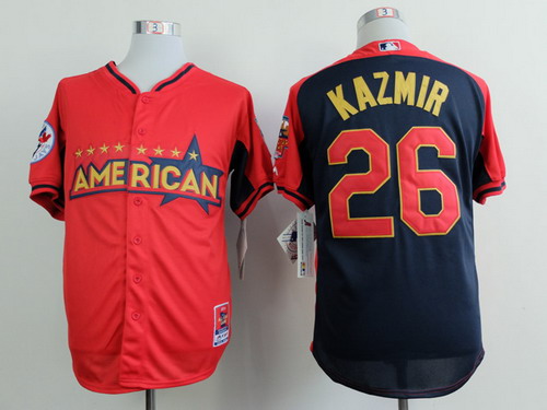 Oakland Athletics #26 Scott Kazmir 2014 All-Star Red Jersey