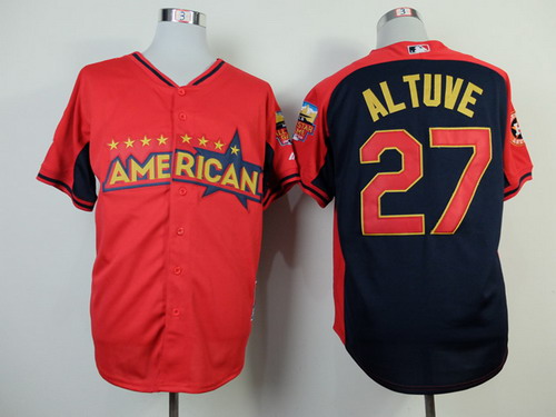 Houston Astros #27 Jose Altuve 2014 All-Star Red Jersey