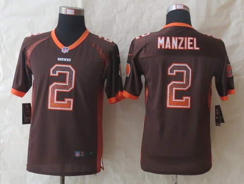البرقوق المجفف Nike Cleveland Browns #2 Johnny Manziel Drift Fashion Brown Kids ... البرقوق المجفف