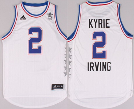 2015 NBA Eastern All-Stars #2 Kyrie Irving Revolution 30 Swingman White Jersey