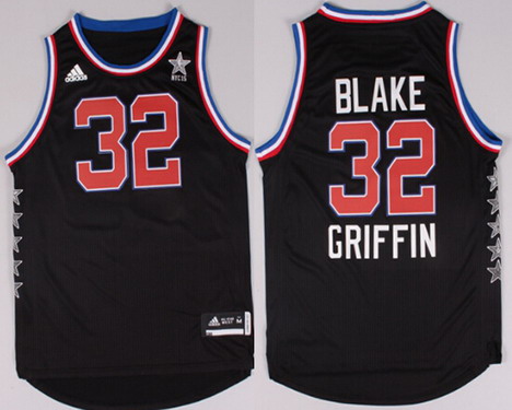 2015 NBA Western All-Stars #32 Blake Griffin Revolution 30 Swingman Black Jersey