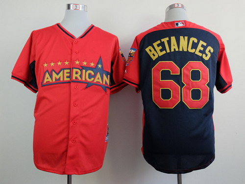 New York Yankees #68 Dellin Betances 2014 All-Star Red Jersey
