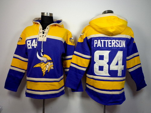 Minnesota Vikings #84 Cordarrelle Patterson 2014 Purple Hoodie