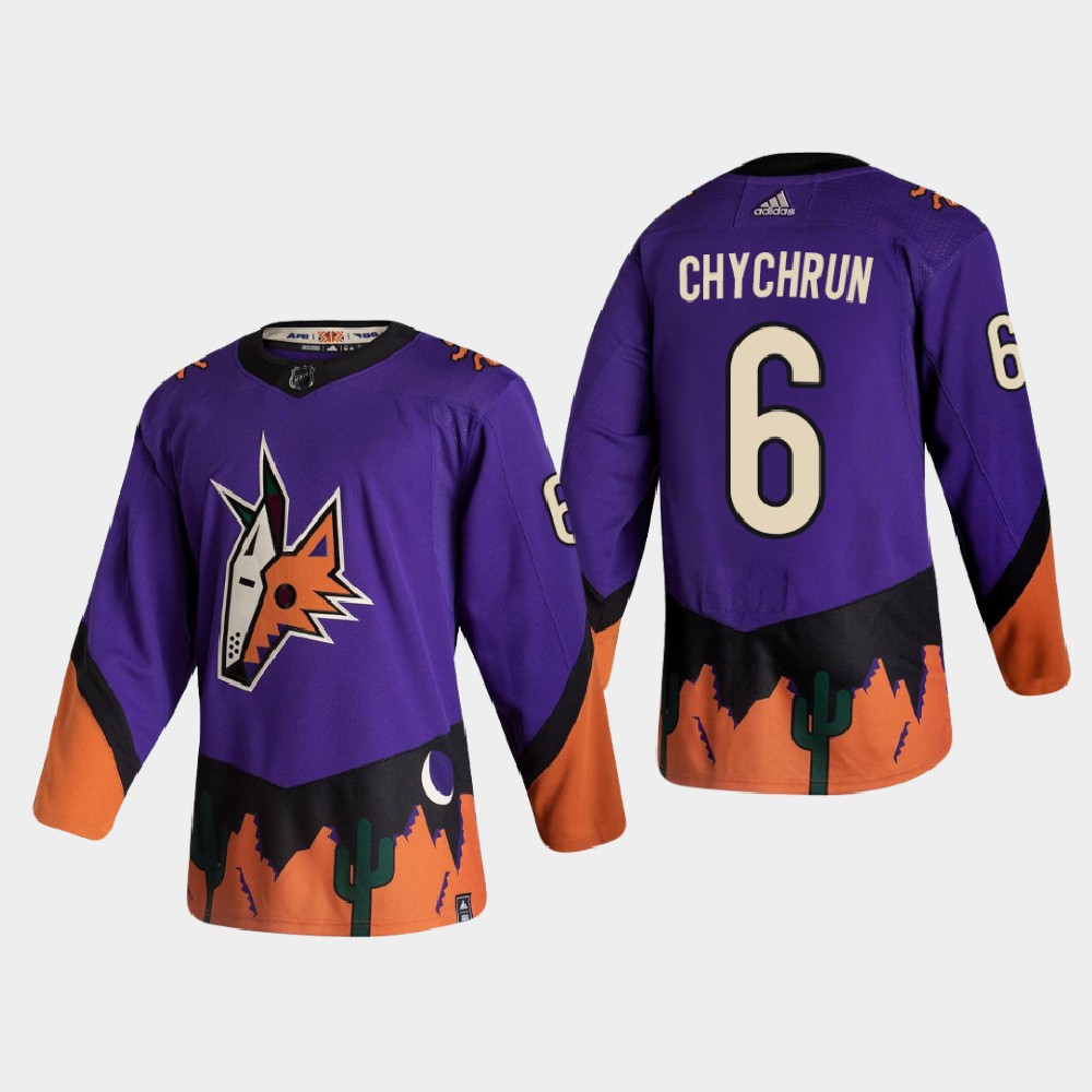 Jakob Chychrun Reverse Retro #6 Arizona Coyotes 2020-21 Authentic Jersey - Purple