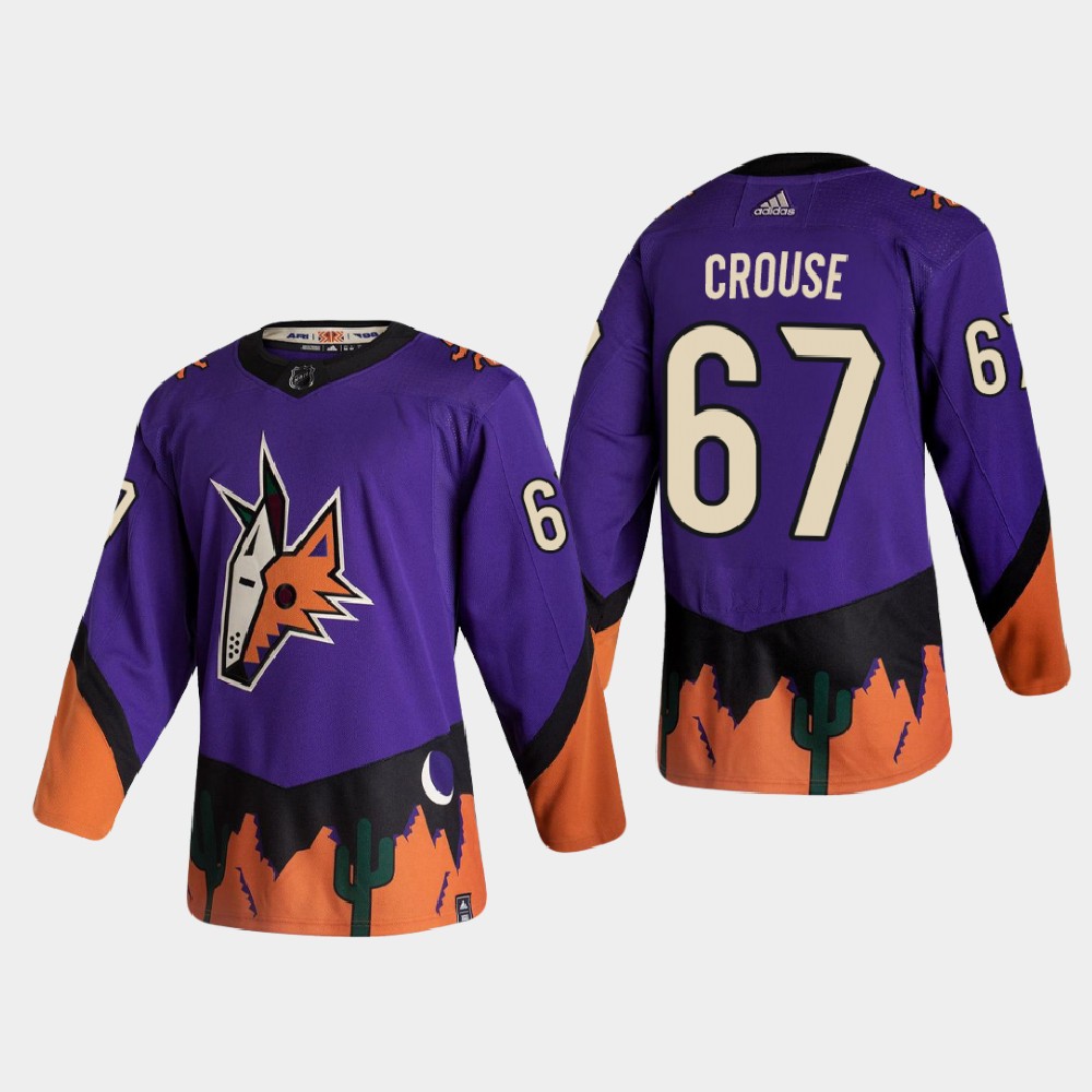 Lawson Crouse Reverse Retro #67 Arizona Coyotes 2020-21 Authentic Jersey - Purple