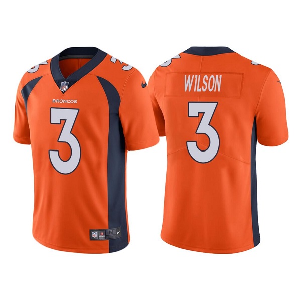 عطر  الفرنسي Men's Denver Broncos #3 Russell Wilson Orange Vapor Untouchable Limited Stitched Jersey شعري دهني