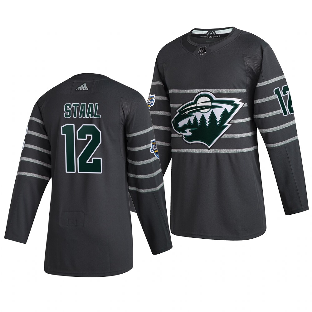Men's Minnesota Wild #12 Eric Staal Gray 2020 NHL All-Star Game Adidas Jersey