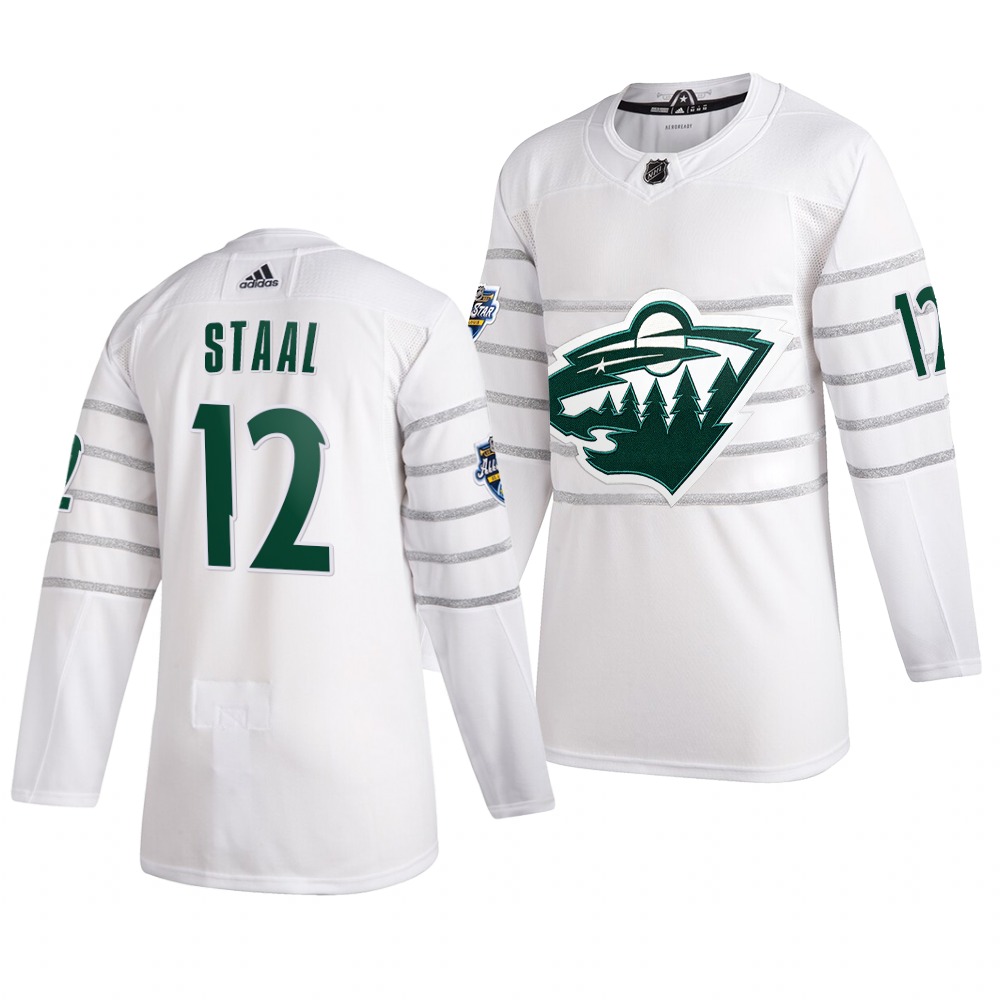Men's Minnesota Wild #12 Eric Staal White 2020 NHL All-Star Game Adidas Jersey