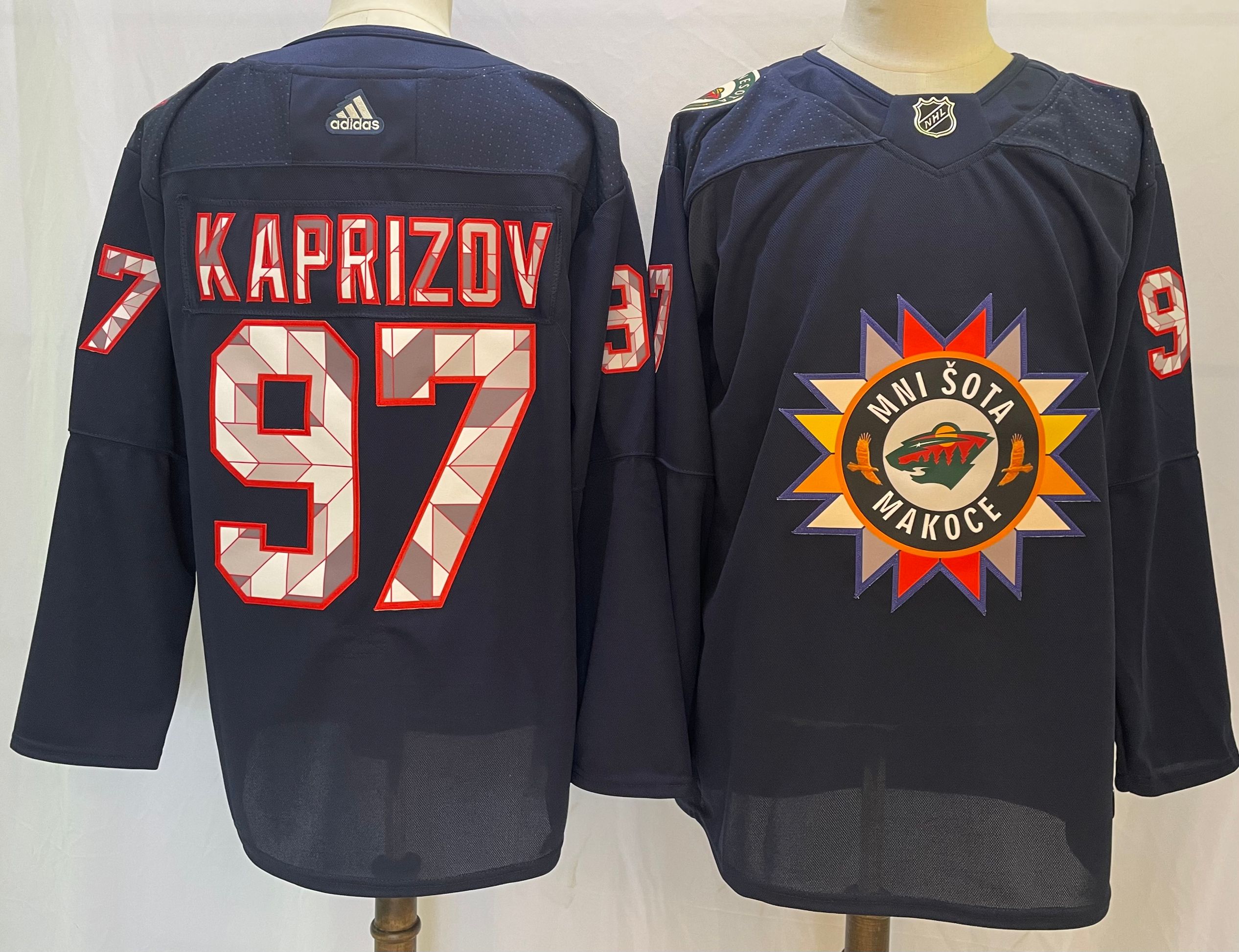 زمام دائري Men's Minnesota Wild Kirill Kaprizov 97 Home Green Breakaway ... زمام دائري
