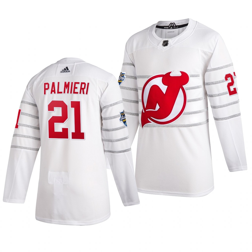 Men's New Jersey Devils #21 Kyle Palmieri Gray 2020 NHL All-Star Game Adidas Jersey