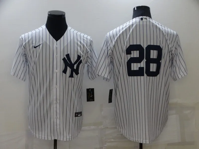 Men's New York Yankees #28 Josh Donaldson White Cool Base Stitched Baseball Jersey