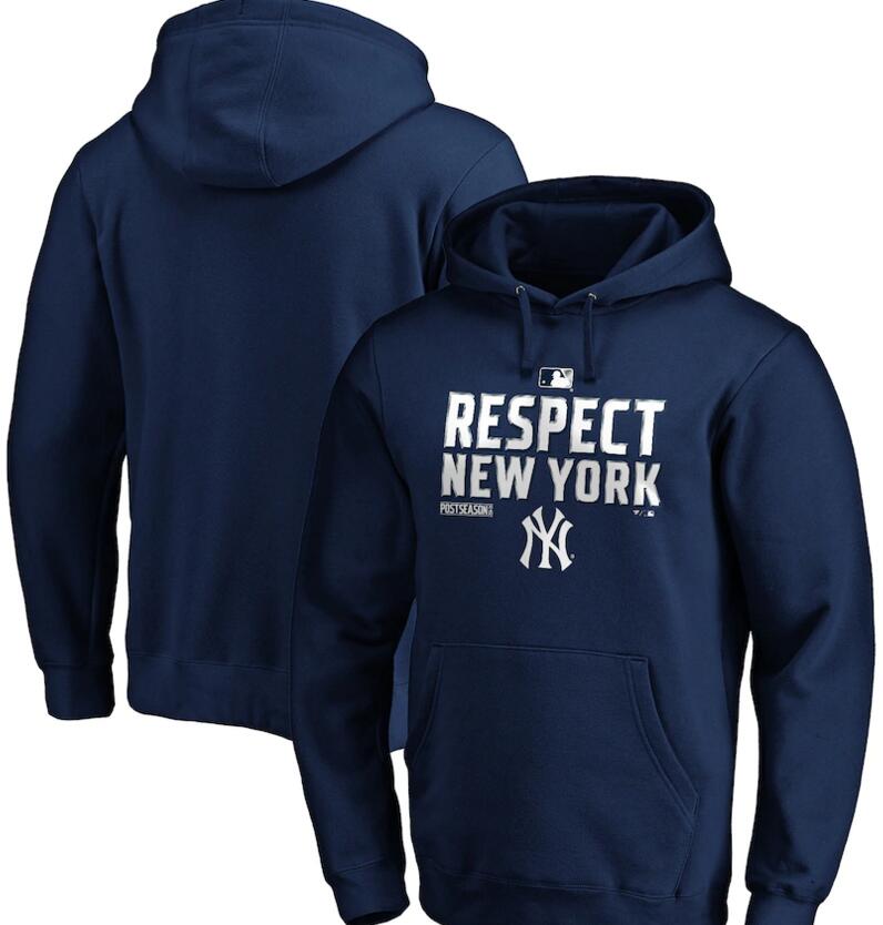 Men's New York Yankees Navy 2020 Postseason Collection Pullover Hoodie
